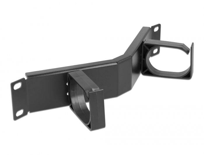 Delock 66666 10 Zoll Rangierpanel Schwarz