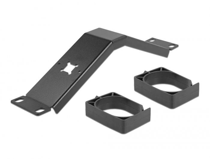 Delock 66666 10 Zoll Rangierpanel Schwarz
