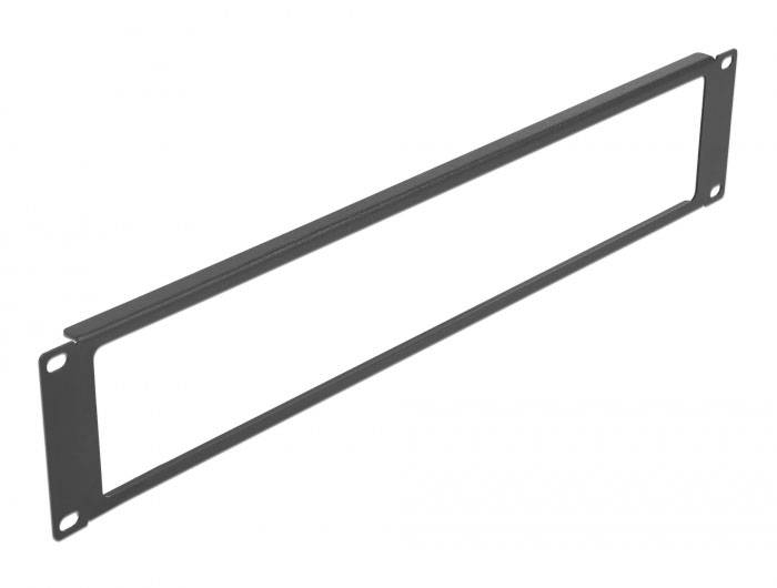 Delock 66675 19 Zoll Rangierpanel 2 HE Schwarz