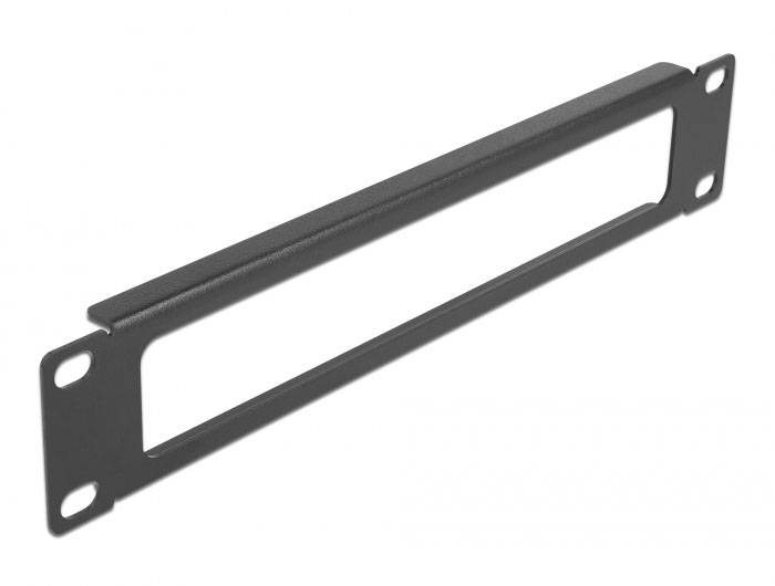 Delock 66672 10 Zoll Netzwerkschrank-Frontpaneel Schwarz
