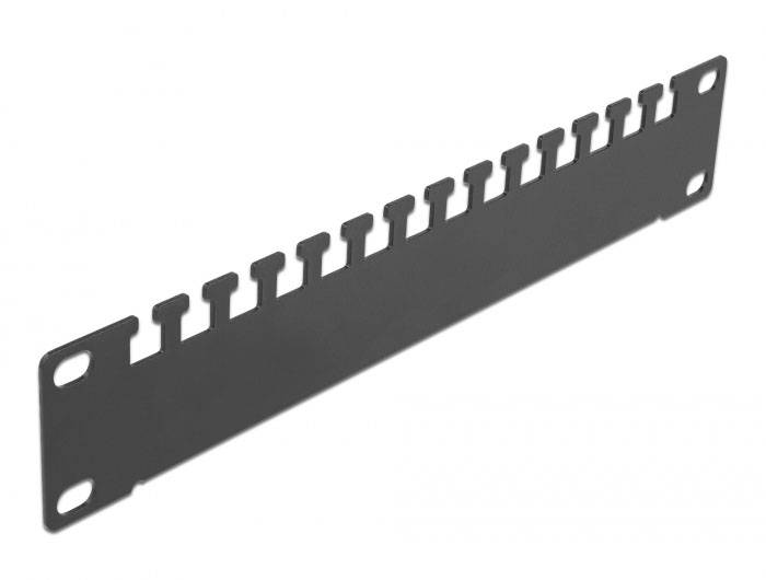 Delock 66677 10 Zoll Netzwerkschrank-Abfanggitter Schwarz