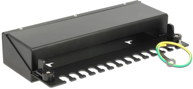 Delock 43339 Patch-Panel Schwarz