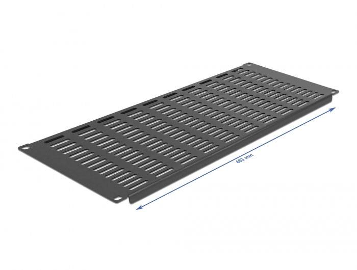 Delock 66682 19 Zoll Netzwerkschrank-Blindabdeckung 4 HE Schwarz