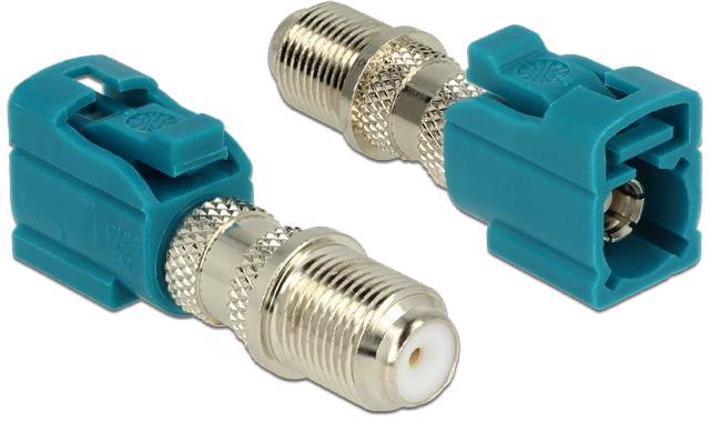 Delock 89464 89464 HF-Adapter Fakra-Buchse - F-Buchse 1St.