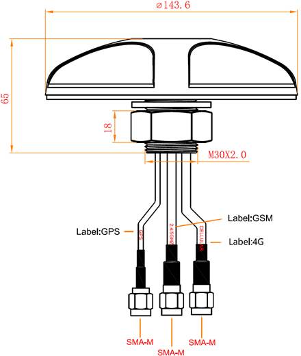 Delock 12455 12455 LTE-Antenne