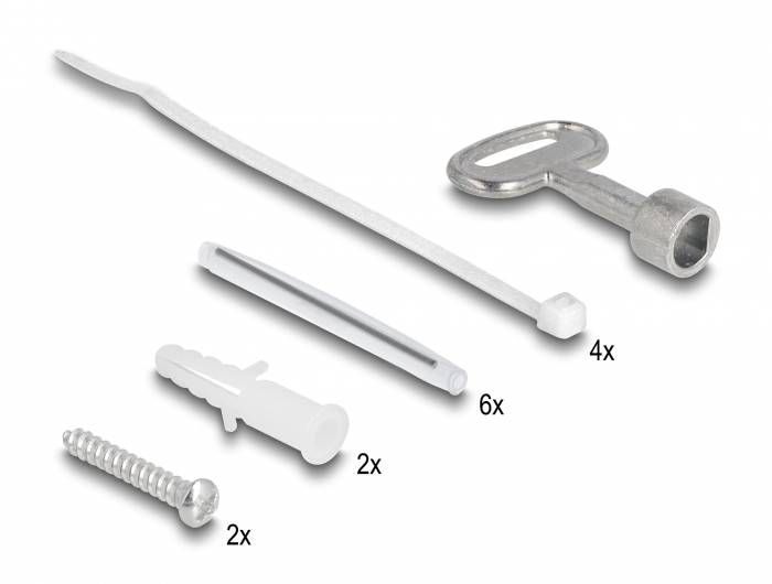 Delock 87901 LWL-Dose Weiß 1St.