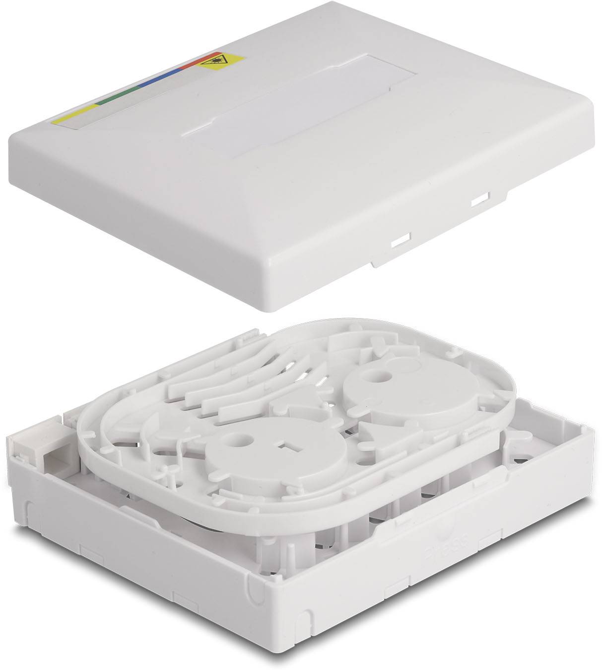 Delock 87890 LWL-Dose Weiß 1St.
