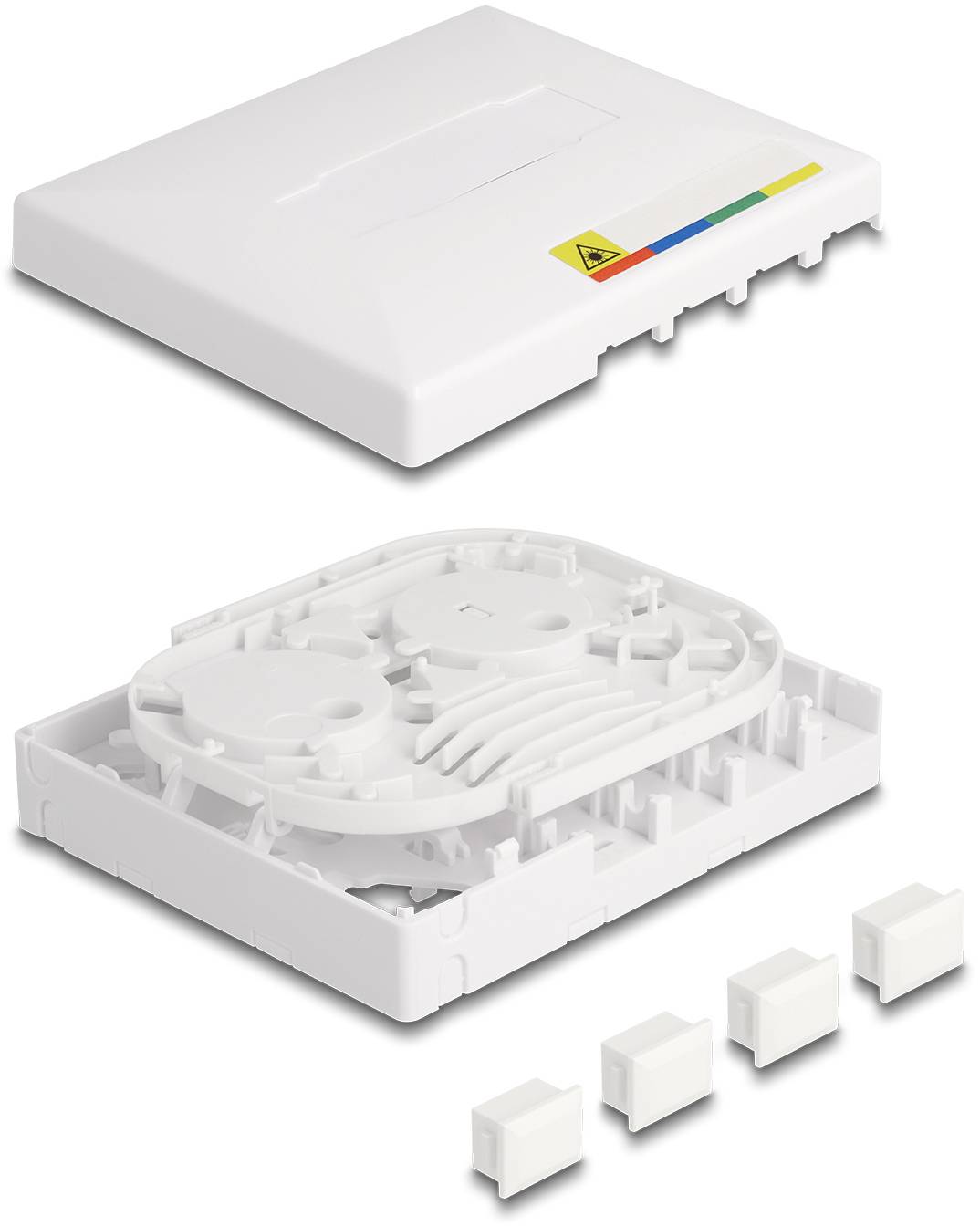 Delock 87890 LWL-Dose Weiß 1St.