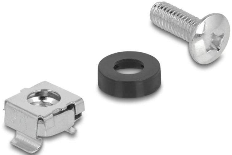 Delock 42432 19 Zoll Montagezubehör Schwarz, Silber