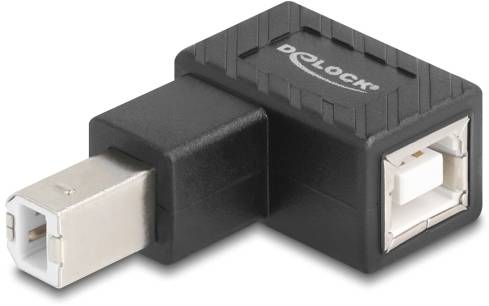Rechteckiger USB-Adapter mit seitlichem und hinterem Anschluss, verwendet zum Vernetzen von USB-fähigen Geräten.