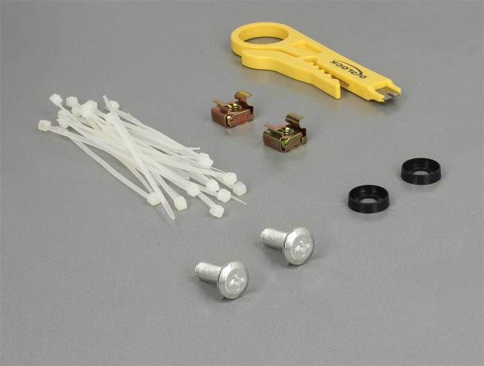 Delock 43316 Patch-Panel 0.5 HE Schwarz