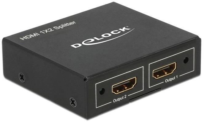 Delock 87701 HDMI-Splitter Schwarz