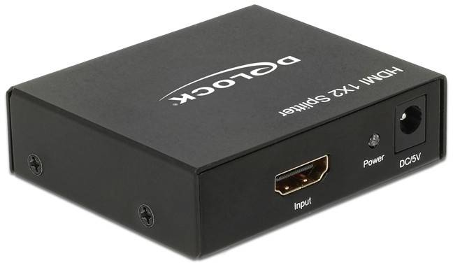 Delock 87701 HDMI-Splitter Schwarz