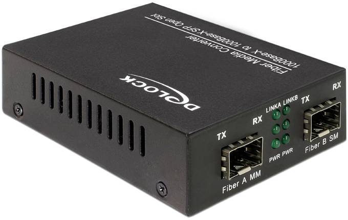 Delock 86203 2 SFP Medienkonverter 1 GBit/s