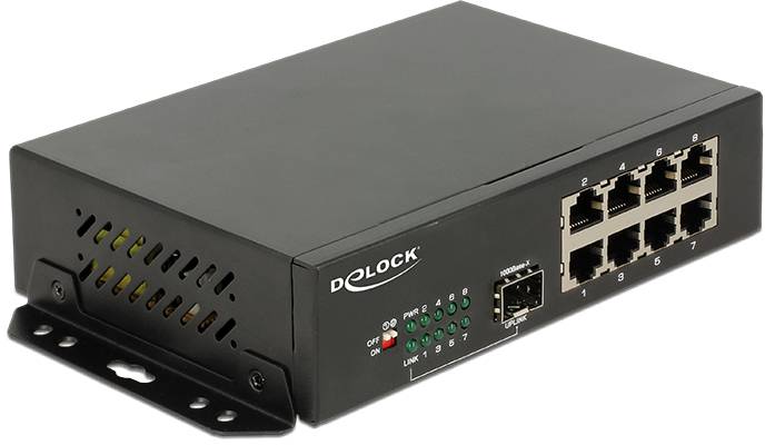 Delock 87708 87708 Netzwerk Switch 8 Port 1 GBit/s integrierte Firewall