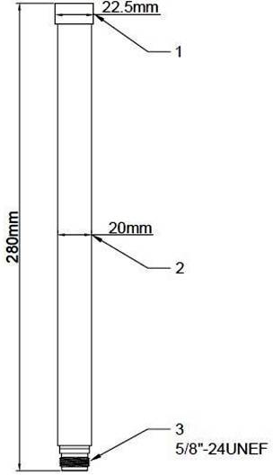 Delock 88821 88821 WLAN Antenne 8 dBi 2.4GHz
