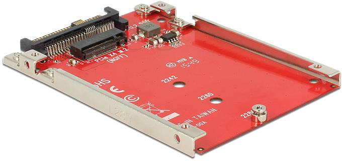 Delock 62725 Schnittstellen-Konverter [1x U.2 - 1x M2]