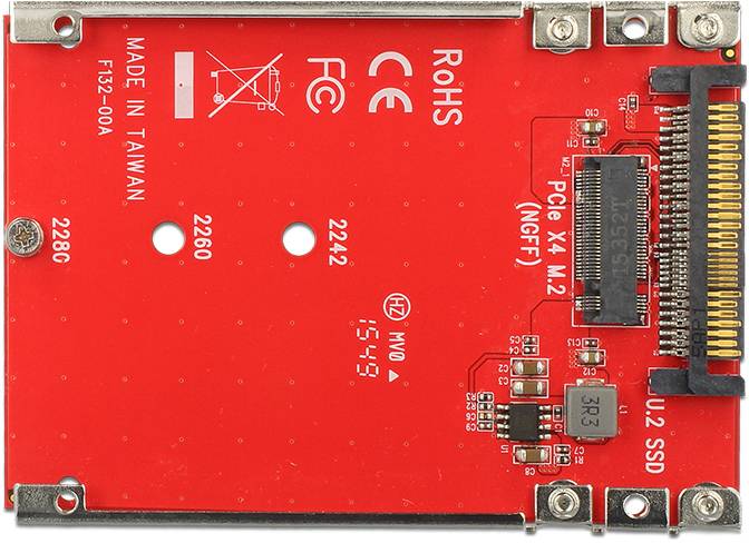 Delock 62725 Schnittstellen-Konverter [1x U.2 - 1x M2]