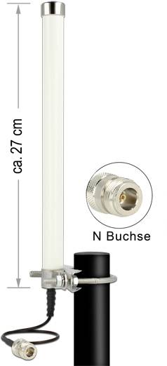 Delock 12491 LTE-Antenne 6.5 dBi 2.4GHz