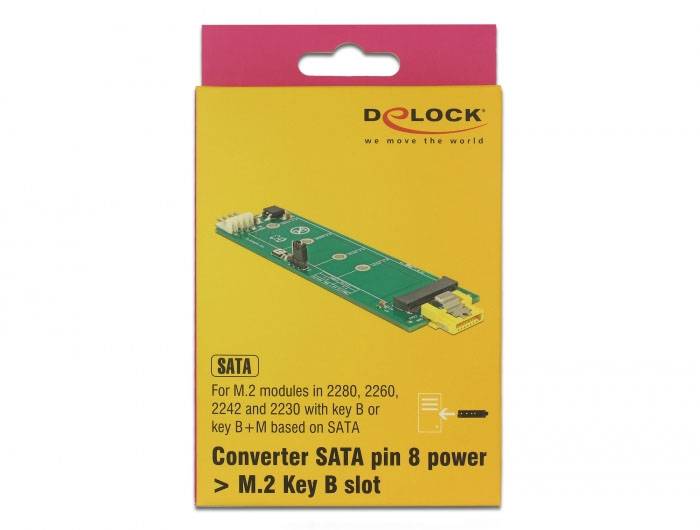 Delock 63917 Schnittstellen-Konverter [1x SATA - 1x M2]
