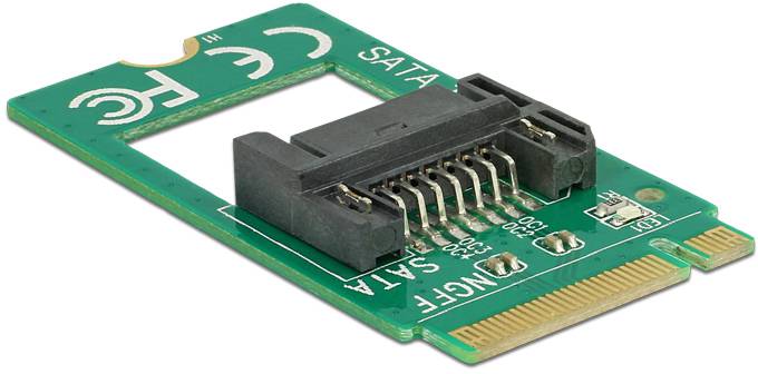 Delock Seriell Adapter [1x M.2 - 1x SATA] Grün