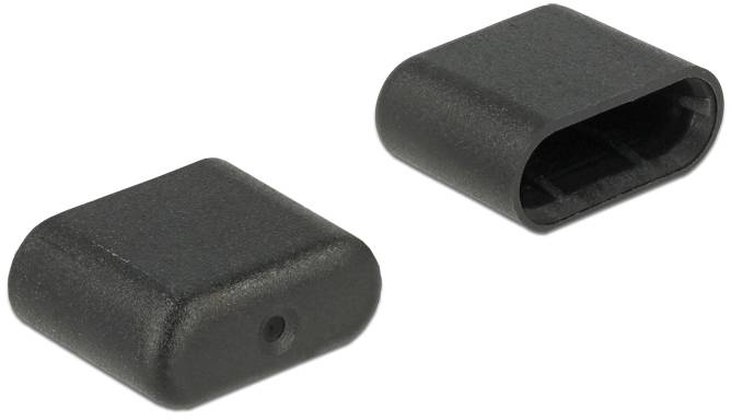 Delock Staubschutz für USB Type-C™ Stecker 10 Stück schwarz 64008 64008 Inhalt: 10St.