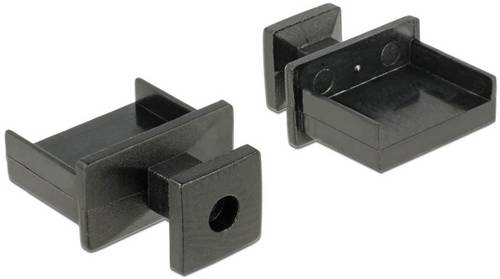 Delock Staubschutz für USB Typ-A Buchse mit Griff 10 Stück schwarz 64009 64009 Inhalt: 10 St.