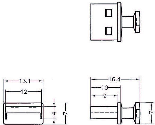 Delock Staubschutz für USB Typ-A Buchse mit Griff 10 Stück schwarz 64009 64009 Inhalt: 1St.