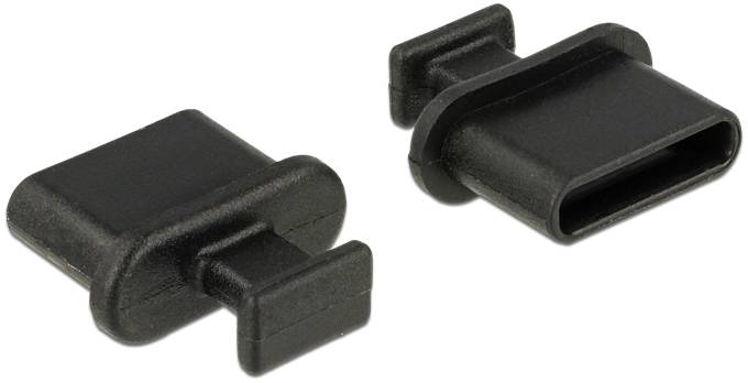 Delock Staubschutz für USB Type-C™ Buchse mit Griff 10 Stück schwarz 64013 64013 Inhalt: 1St.