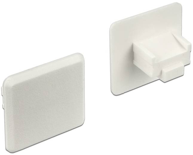 Delock 64019 Staubschutz für RJ45 Buchse ohne Griff 10 Stück weiß 64019 Weiß 1St.