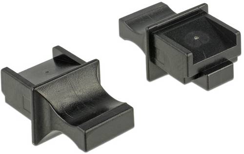 Delock 64020 Staubschutz für RJ45 Buchse mit Griff 10 Stück schwarz 64020 Schwarz 1 St.
