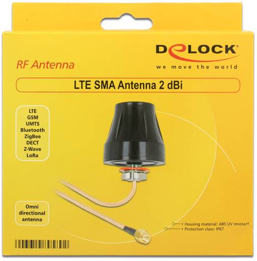 Delock 89589 89589 LTE-Antenne 2 dBi 2.4GHz