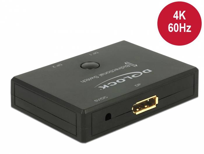 Delock 18750 DisplayPort-Switch 3840 x 2160 Pixel
