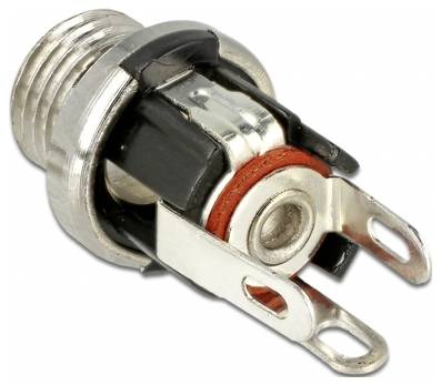 Delock 89910 Niedervolt-Steckverbinder Buchse, Einbau 5.5mm 2.1mm 1St.