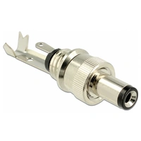 Delock 89913 Niedervolt-Steckverbinder Stecker, Einbau 5.5mm 2.1mm 1St. Delock 89913 Niedervolt-Steckverbinder Stecker, Einbau 5.5mm 2.1mm 1St.