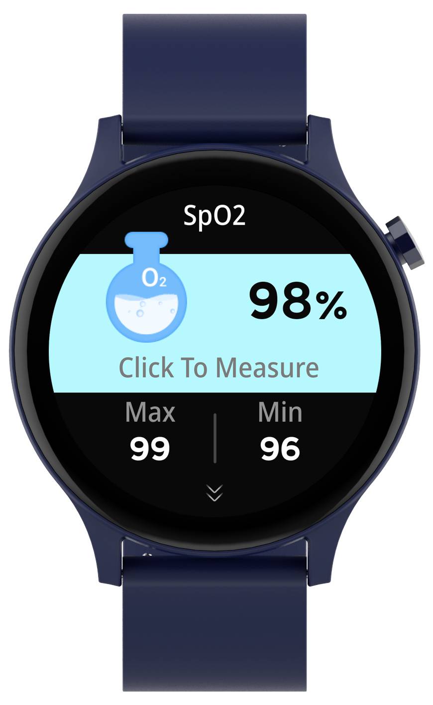 Denver SWC-338BU BLUE Smartwatch 44mm Blau
