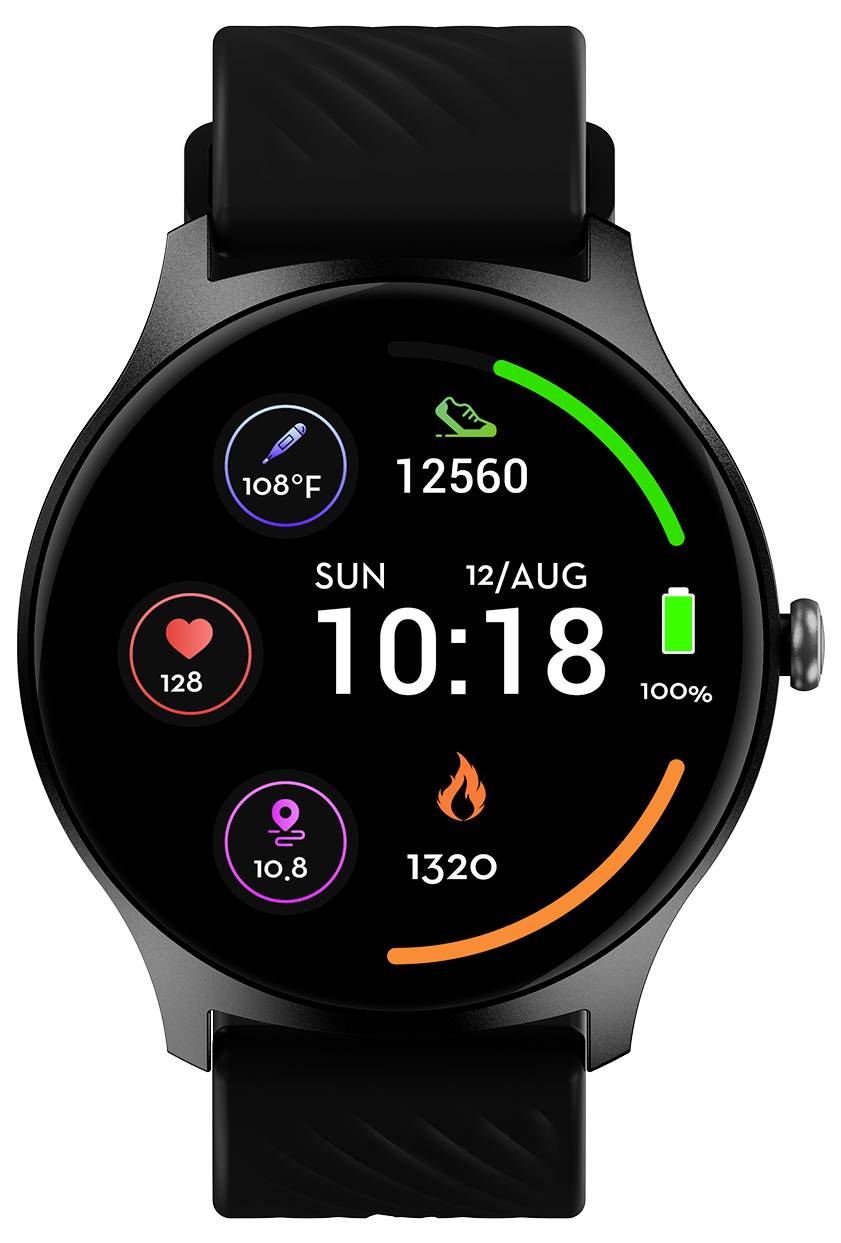 Denver SWC-387B BLACK Smartwatch Schwarz