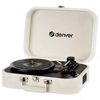 Denver VPL-130 USB-Plattenspieler Creme-Weiß Denver VPL-130 USB-Plattenspieler Creme-Weiß