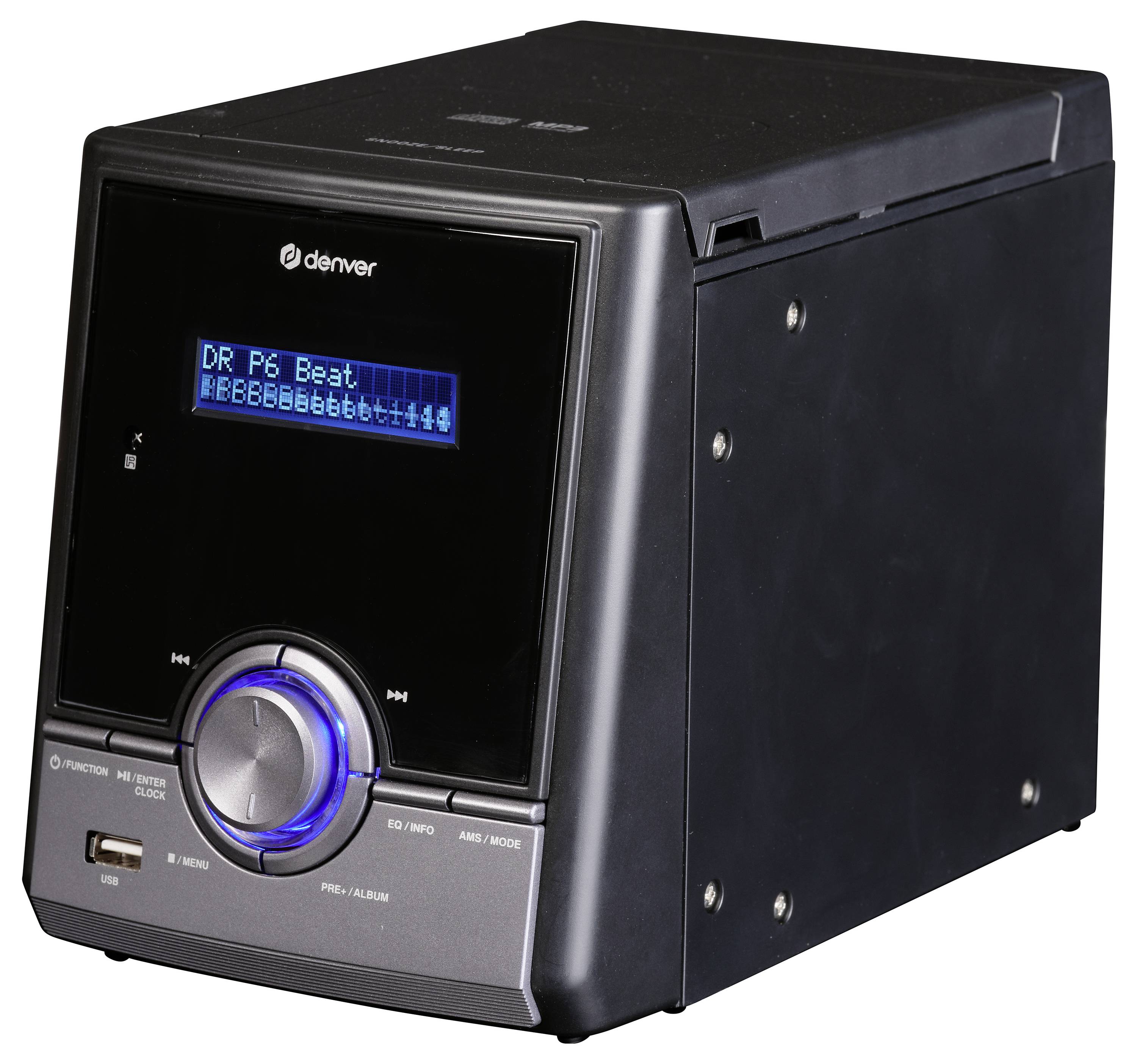 Denver MDA-285 Stereoanlage DAB+, UKW, CD, Bluetooth®, MP3, 2 x 5W Schwarz