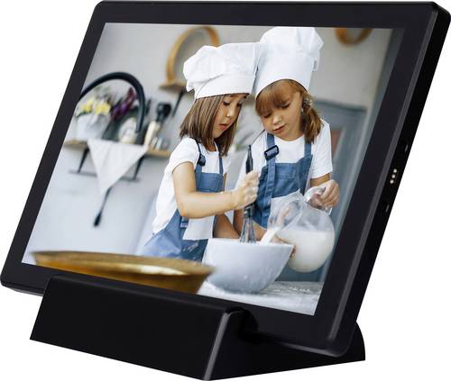 Denver PFF-1070B Digitaler Bilderrahmen 25.7 cm 10.1 Zoll EEK: C (A - G) 1280 x 800 Pixel 16 GB Sch