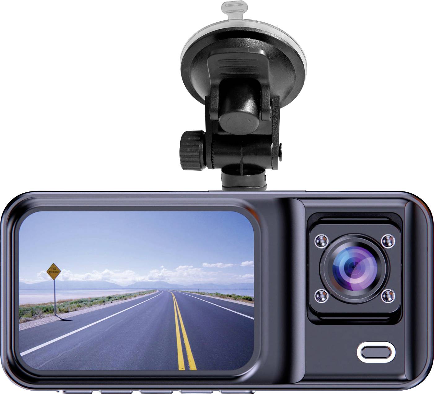 Denver CCT-2500 Dashcam Blickwinkel horizontal max.=120° 5V Dual-Kamera, G-Sensor, Automatischer Start, Mikrofon