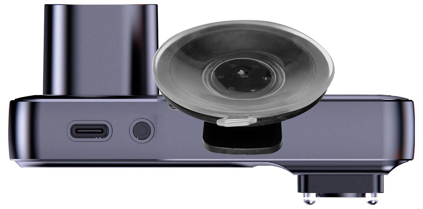 Denver CCT-2500 Dashcam Blickwinkel horizontal max.=120° 5V Dual-Kamera, G-Sensor, Automatischer Start, Mikrofon