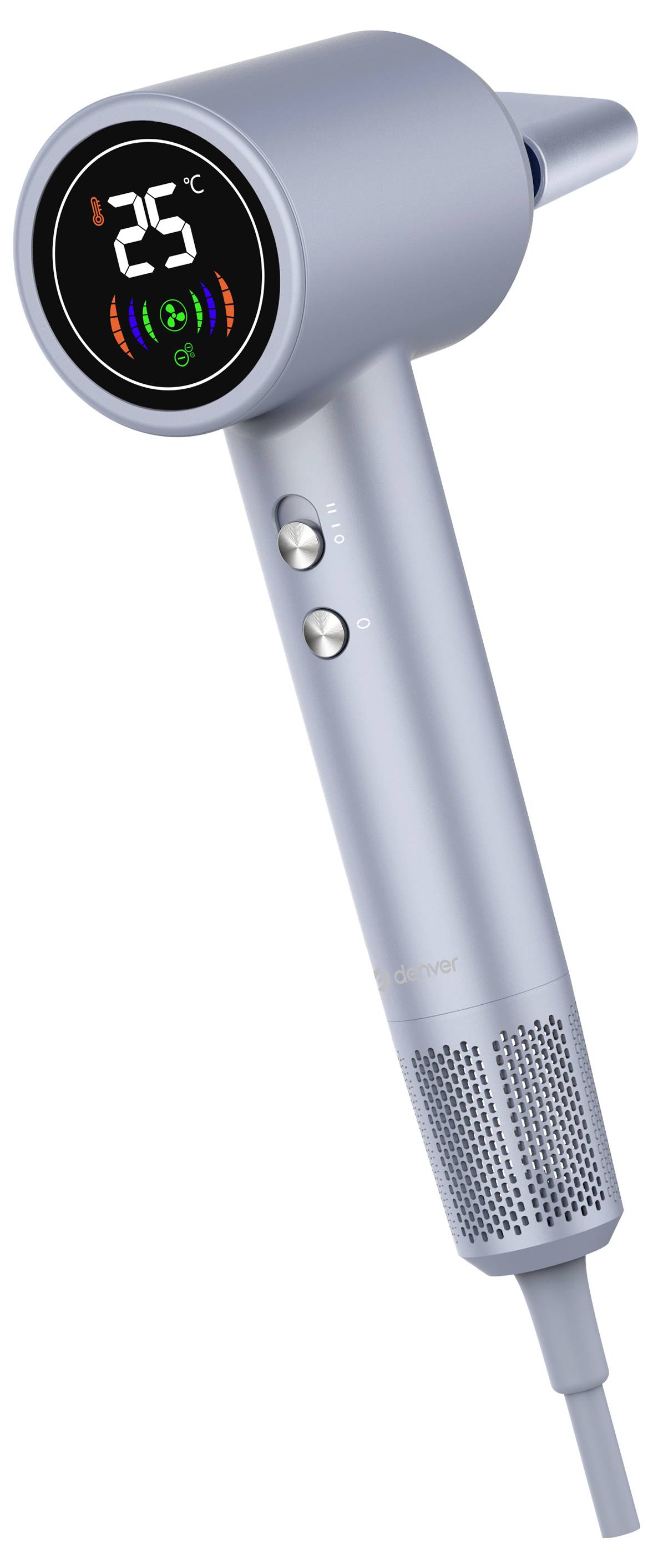 Denver HDD-1400S Silver Haartrockner Silber