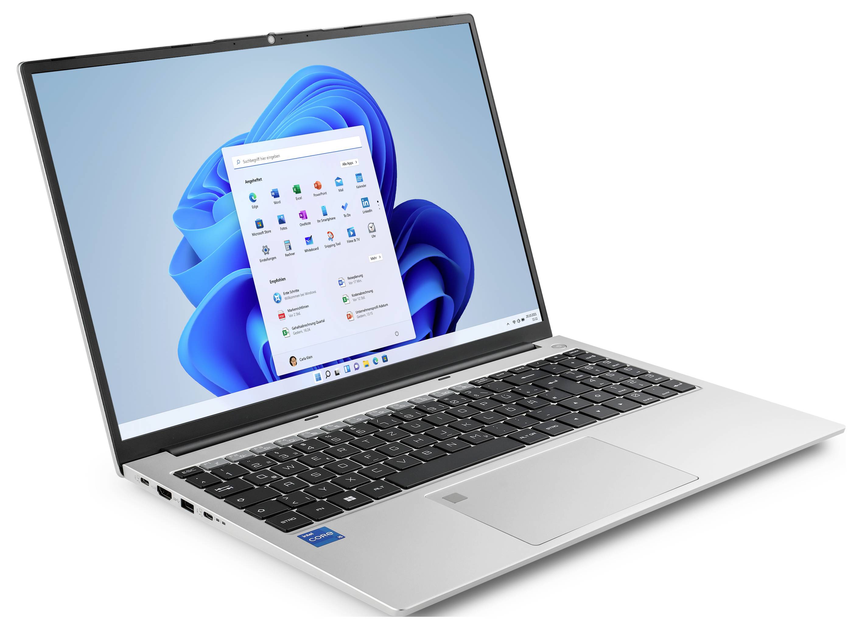 CSL Computer Notebook CSL R'Evolve C16 40.6cm (16 Zoll) WUXGA Intel® Core™ i5 64GB RAM 4000GB SSD Deutsch, QWERTZ Grau 92721