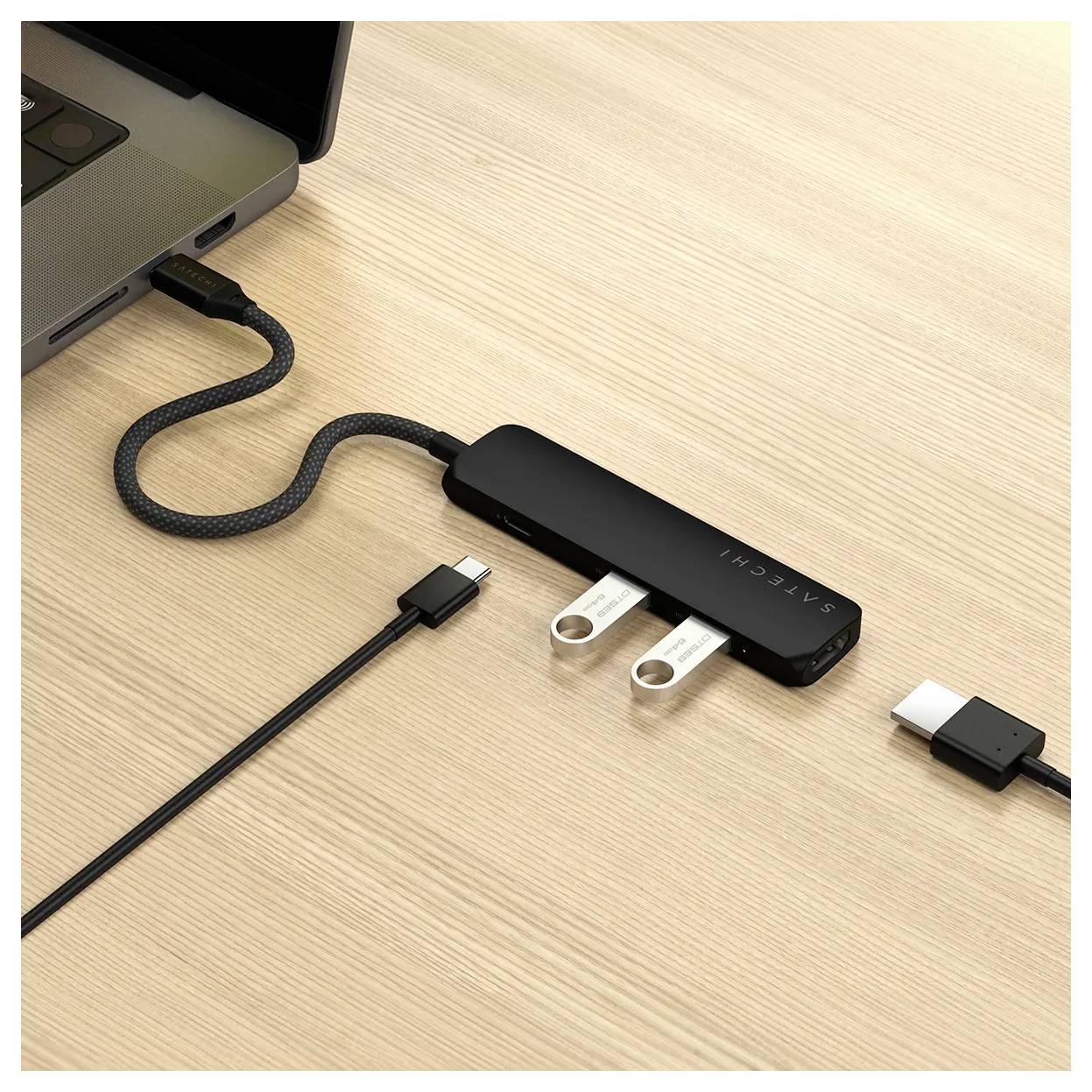 Satechi USB-C® Dockingstation ST-P4SK