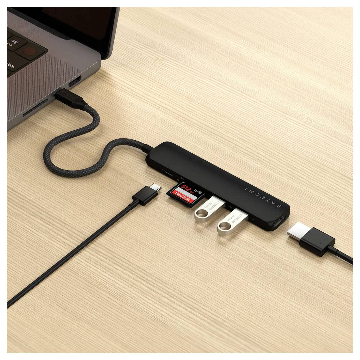 Satechi USB-C® Dockingstation ST-P6SK