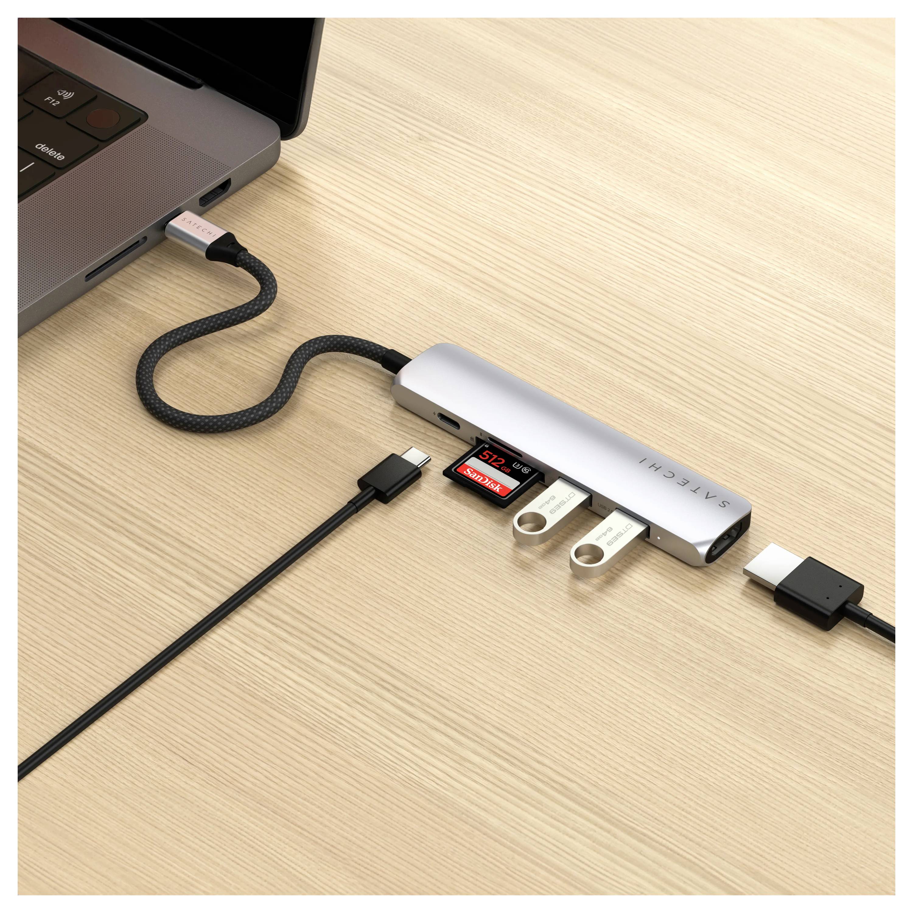 Satechi USB-C® Dockingstation ST-P6SS