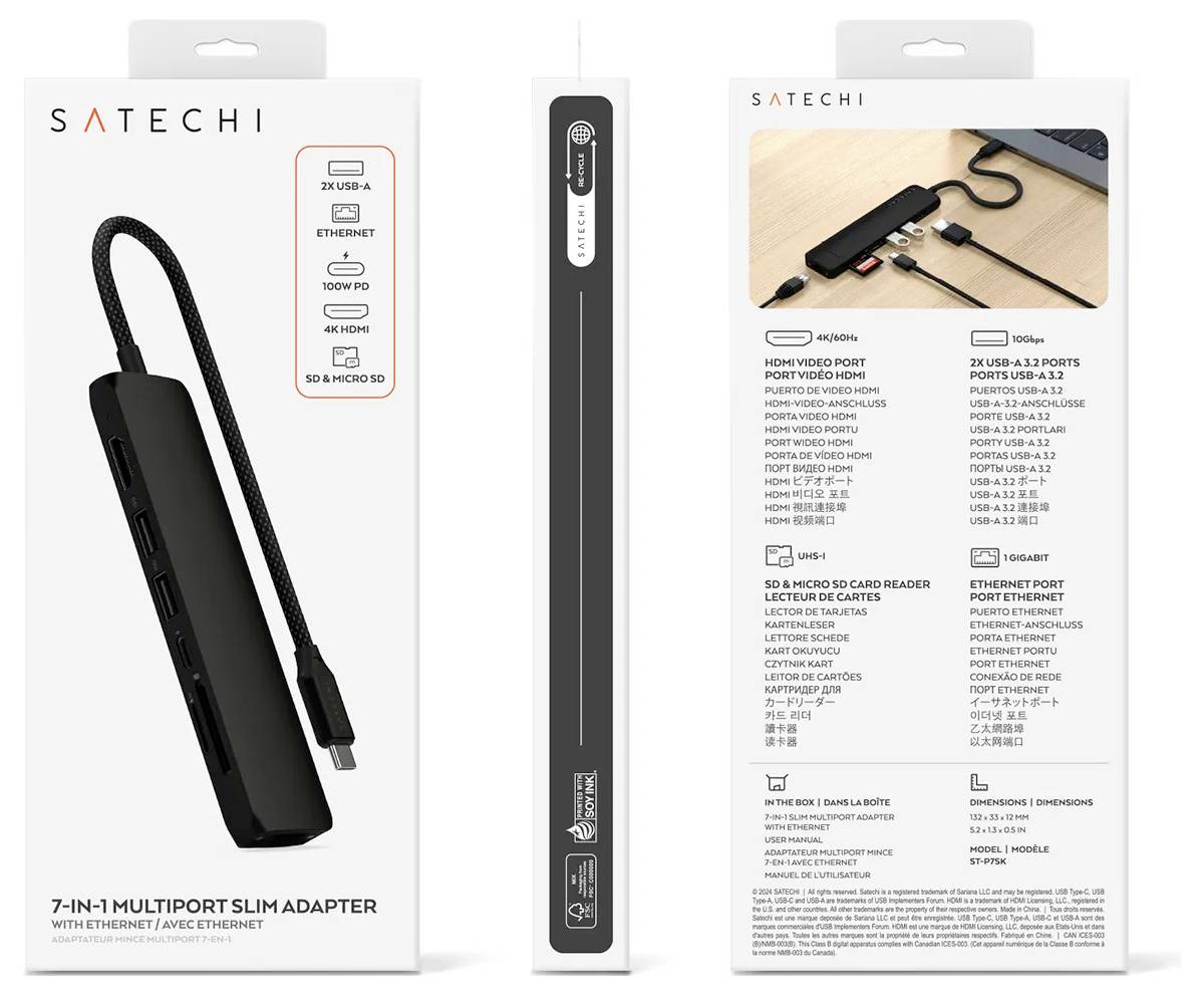 Satechi USB-C® Dockingstation ST-P7SK