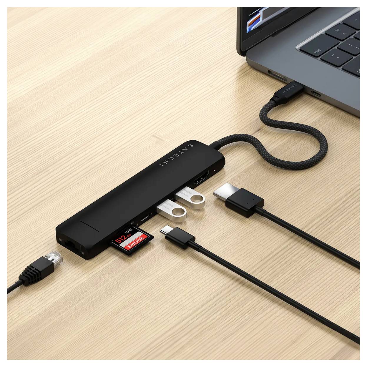 Satechi USB-C® Dockingstation ST-P7SK