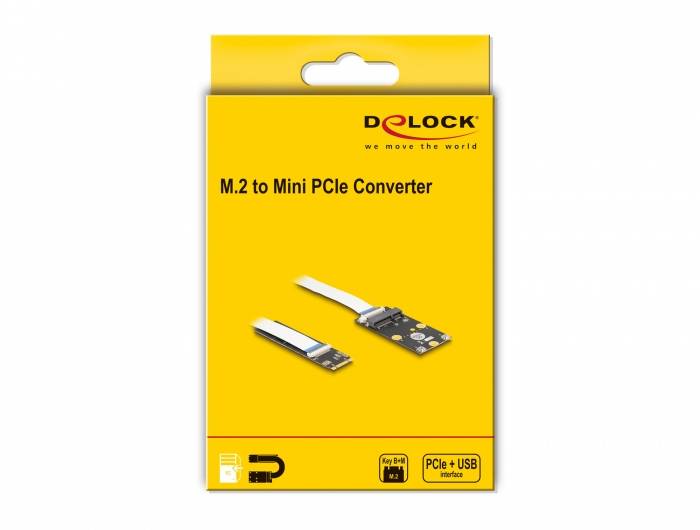 Delock 64221 Schnittstellen-Konverter [1x M2 - 1x Mini PCI]